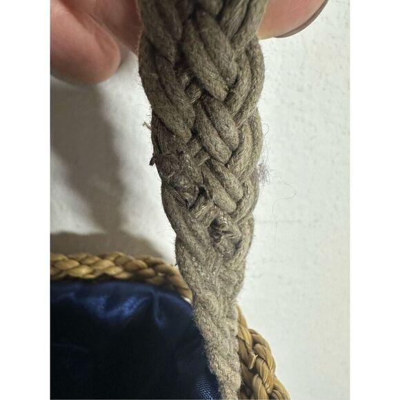 SUN N SAND Woven Jute Rainbow Raffia Bohemian Women’s Crossbody Bag - Picture 7 of 16